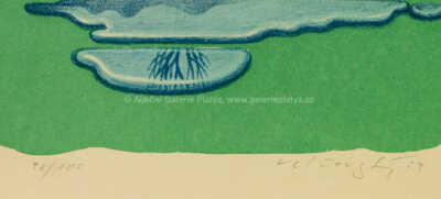  / Letící polibek nad krajinou / Josef Velčovský