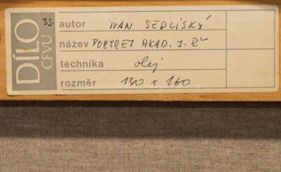  / Portrét akademika J.Ř. / Ivan Sedliský