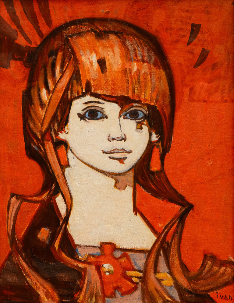  / Dívka s náušnicemi / Ivan Sedliský
