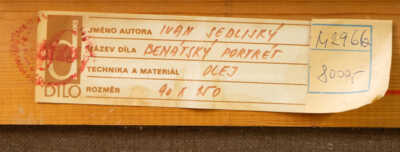  / Benátský portrét / Ivan Sedliský