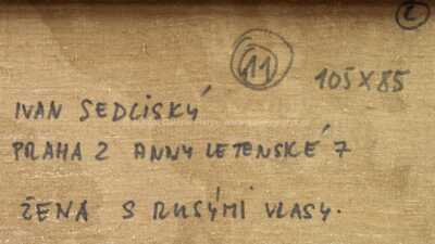  / Žena s rusými vlasy / Ivan Sedliský