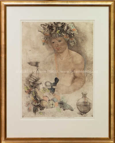 Jiří Anderle - Bacchus (podle Caravaggia)