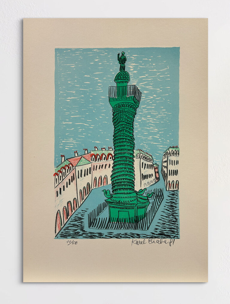  / Paříž (soubor litografií) / Karel Chaba 