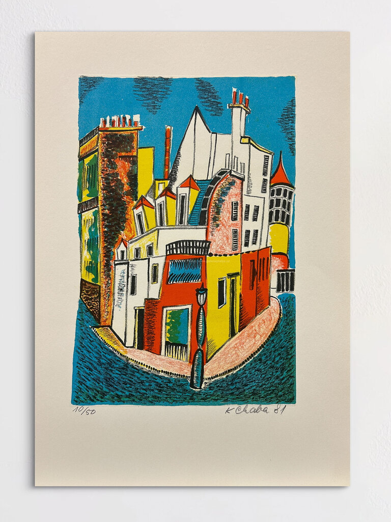  / Paříž (soubor litografií) / Karel Chaba 