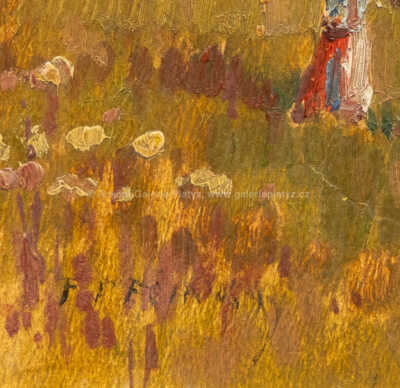  / Žloutne (Motiv z okolí lázně Luhačovice) / František Pečínka