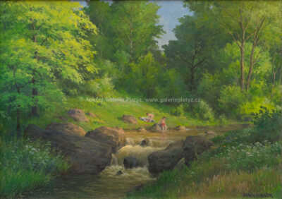  / Koupání / František Daněk - Sedláček