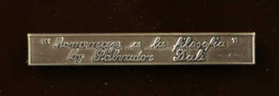  / Hommage á Philosophy / Salvador Dalí