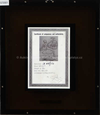  / Hommage á Philosophy / Salvador Dalí