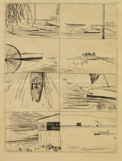  / Ze života člunu / Kamil Lhoták