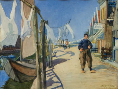  / Holandský přístav Volendam / Bernhard Schumacher