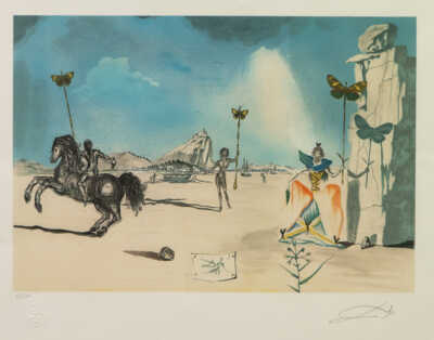  / Lady Butterfly / Salvador Dalí