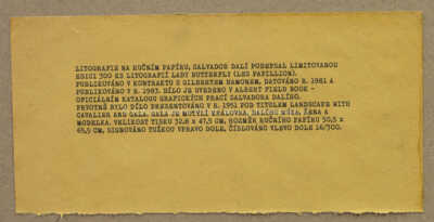  / Lady Butterfly / Salvador Dalí