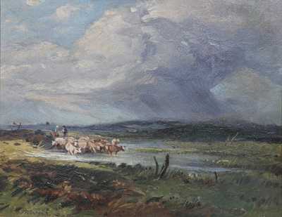  / Stádo u brodu / Josef Krejsa