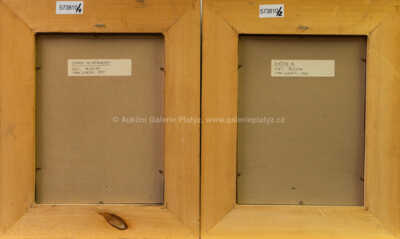  / Konvolut dvou kusů - Pražské motivy / Ivan Svatoš