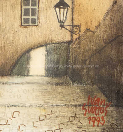  / Konvolut dvou kusů - Pražské motivy / Ivan Svatoš