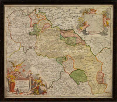  / Konvolut historických map 17. a 18. stol. - kolorované mědirytiny / Kolektiv autorů