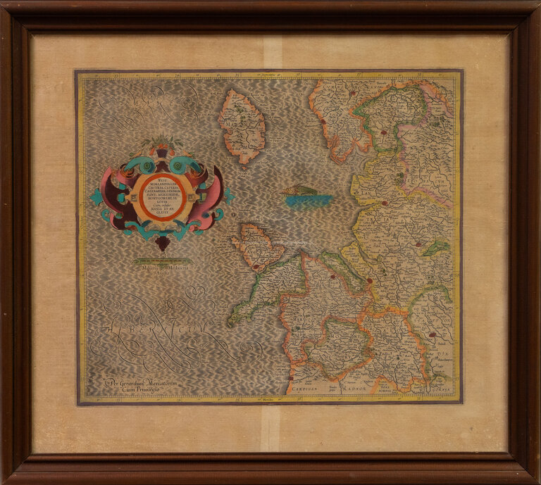  / Konvolut historických map 17. a 18. stol. - kolorované mědirytiny / Kolektiv autorů