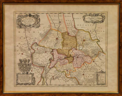  / Konvolut historických map 17. a 18. stol. - kolorované mědirytiny / Kolektiv autorů