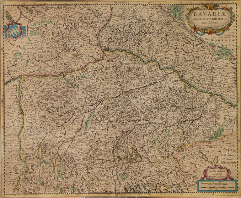  / Konvolut historických map 17. a 18. stol. - kolorované mědirytiny / Kolektiv autorů