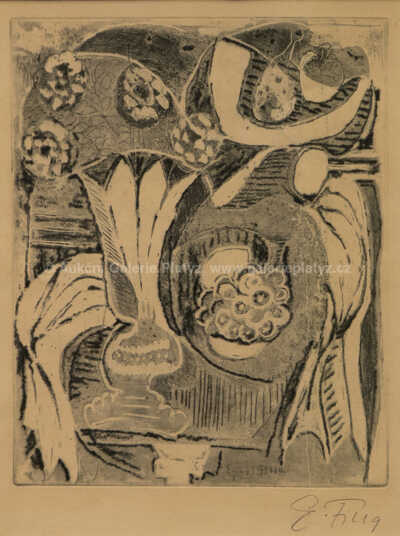  / Zátiší s vázou s květinami / Emil Filla