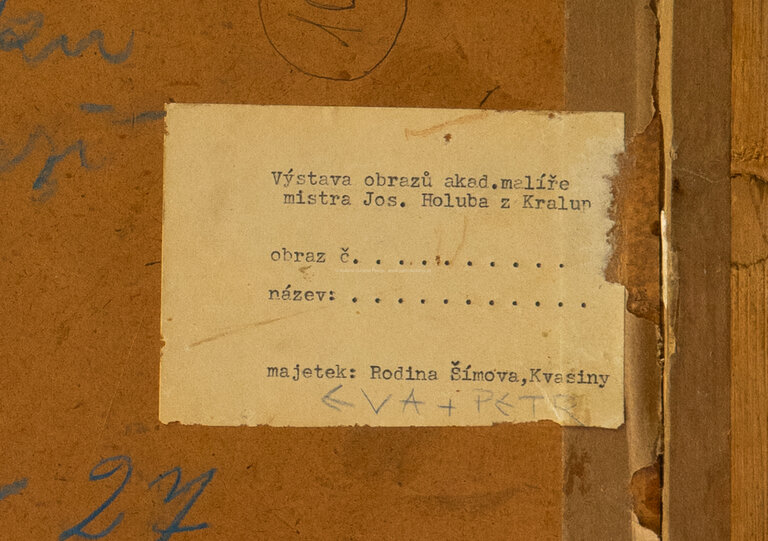  / Zámecká alej /  Josef Holub