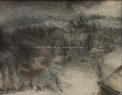  / Zimní bouře v Beskydech / Alois Schneiderka