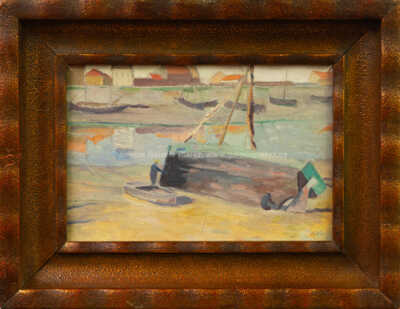 Emil Orlík - V přístavu