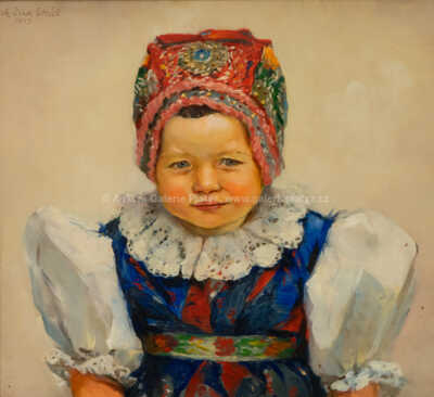  / Krojované děvčátko / Bohumír Číla