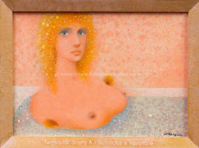  / Nejmladší dcera Alfreda Hitchcocka v koupelně / Vlastimil Zábranský