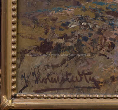  / Západ slunce nad fjordem Naero / Karl Kaufmann