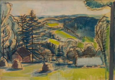  / Podhorská krajina / Jaroslav Grus