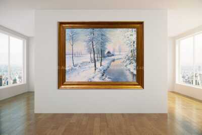  / Zimní nálada u Oldřiše / Gustav  Porš