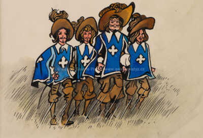  / Tři mušketýři / Kája Saudek