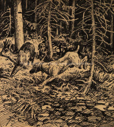  / Lovecký motiv / Jiří Židlický