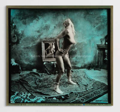 Jan Saudek - Kráska v zrcadle