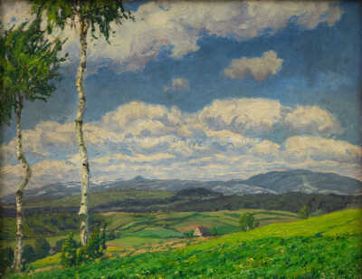 / Pohled do krajiny / Bohuslav Dvořák