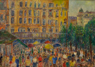  / V zahradě Hotelu Pupp / Ferdinand Kotvald