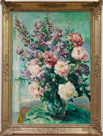 Vladimír Hroch - Kytice pivoněk a kosatců