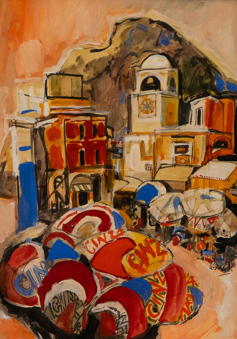 / Náměstí v Capri / Josef Liesler
