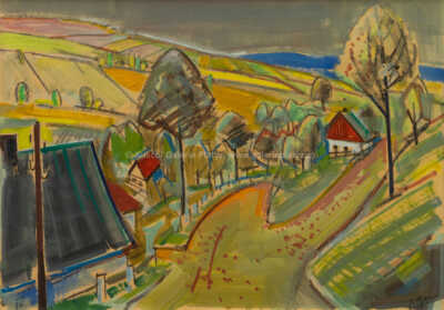  / Vesnický motiv / Jaroslav Grus