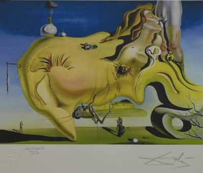  / Erotický motiv / Salvador Dalí