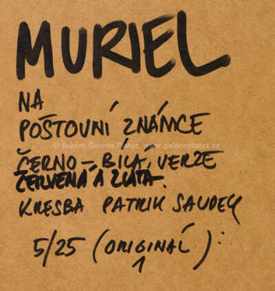  / Muriel - poštovní známka / Patrik Saudek