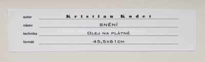  / Snění / Kristian Kodet