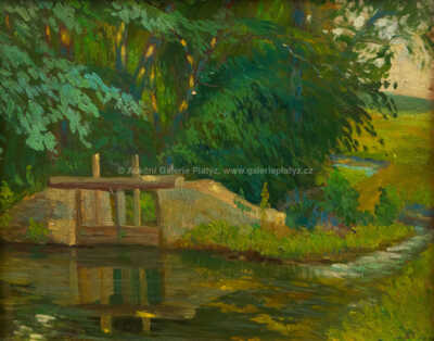  / Soutický jez u Podolí / Jindřich Fürst