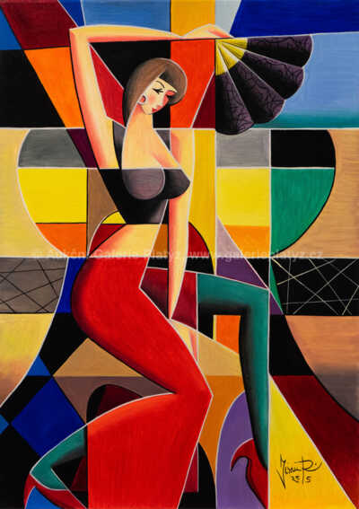 Robert Jiran - Dívka s vějířem