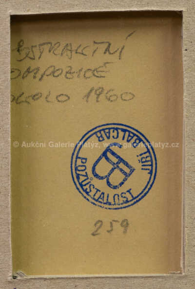  / Abstraktní kompozice / Jiří Balcar