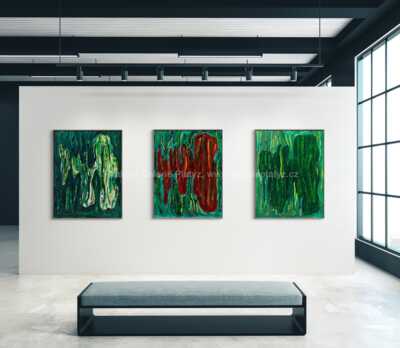  / Zárodky předjaří - triptych / František Hodonský