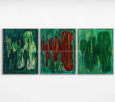 František Hodonský - Zárodky předjaří - triptych
