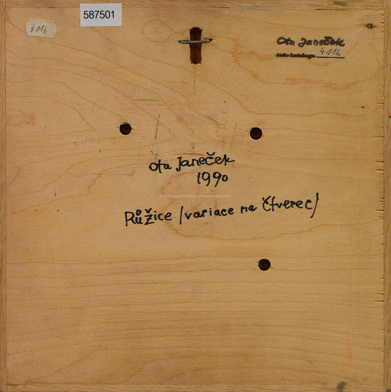  / Růžice (variace na čtverec) / Ota Janeček