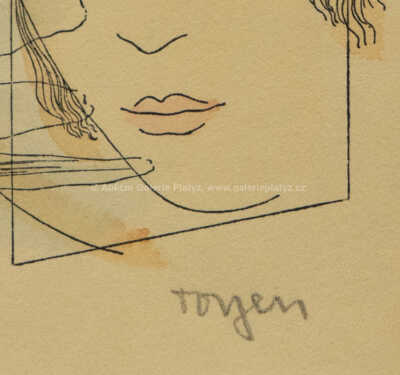  / Houslistka / Marie Čermínová - Toyen